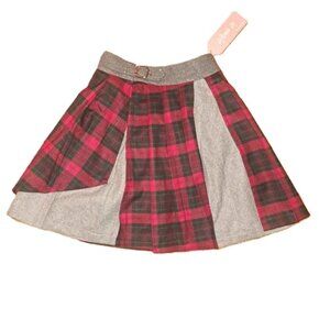 Junee Jr. Plaid Pleat skirt